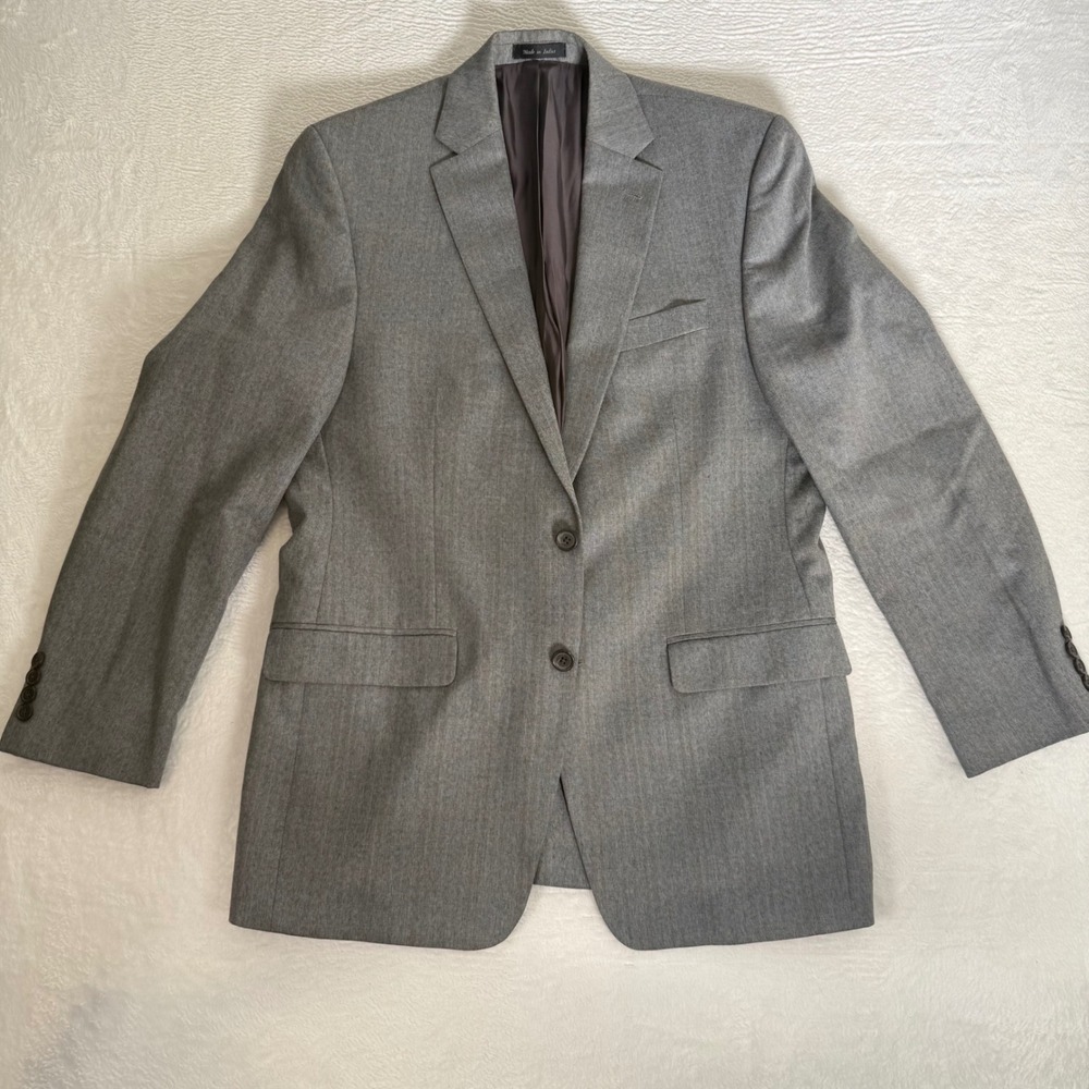Lauren Ralph Lauren Gray Blazer Vintage Prep Old Money Sport Coat Jacket 40R